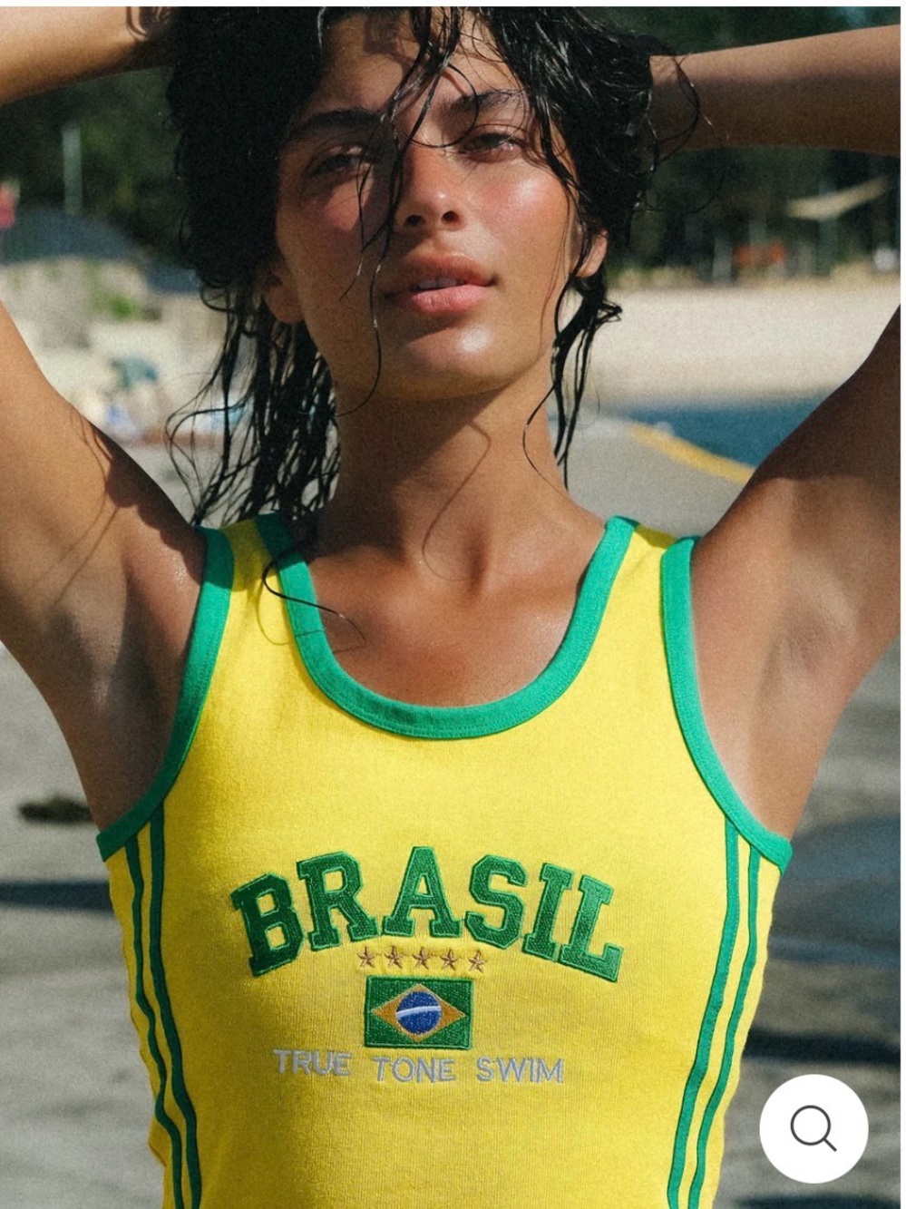 True Tone Brasil Yellow Tank Top